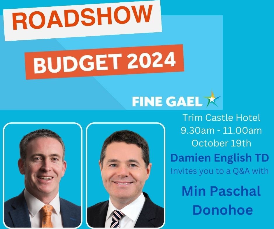 Budget '24 Roadshow with Minister Paschal Donohoe