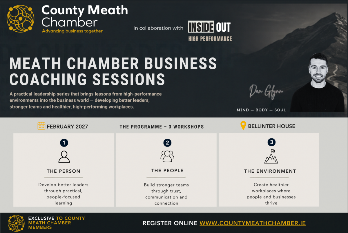 *Member Exclusive*  Business Leader Coaching Sessions with Dan Glynn Inside Out High Performance - February  2027