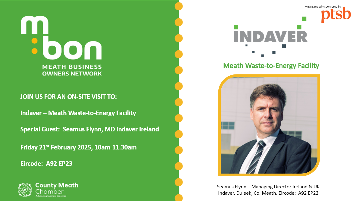 Meath Business Owners Network February 2025 INDAVER Visit