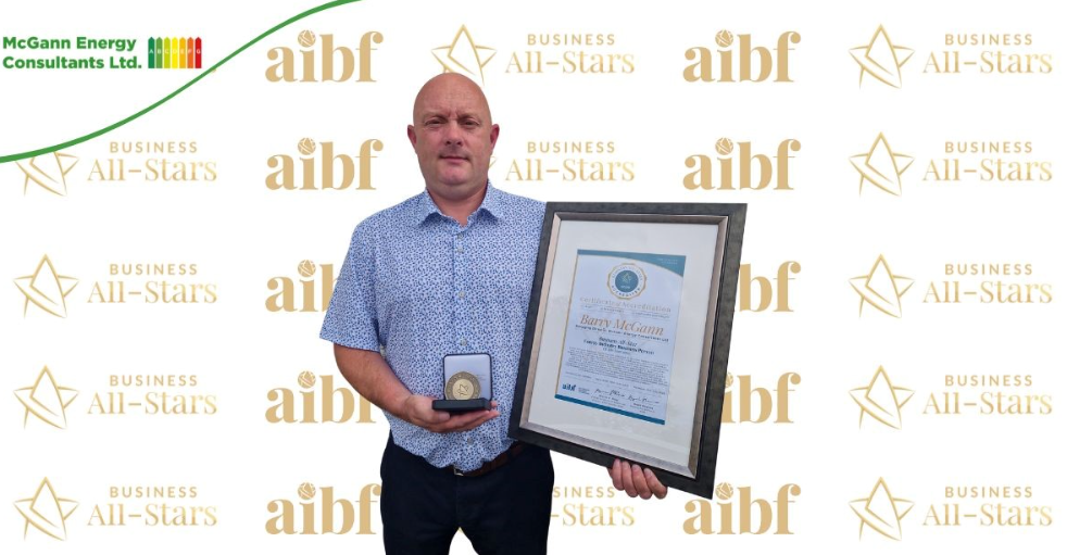 Congratulations to Barry McGann, MD of McGann Energy Consultants - Business All-Star Energy Industry Business Person of the Year 2025
