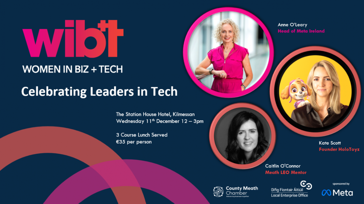 Head of Meta Ireland joins Meath Women in Biz + Tech Networking Event