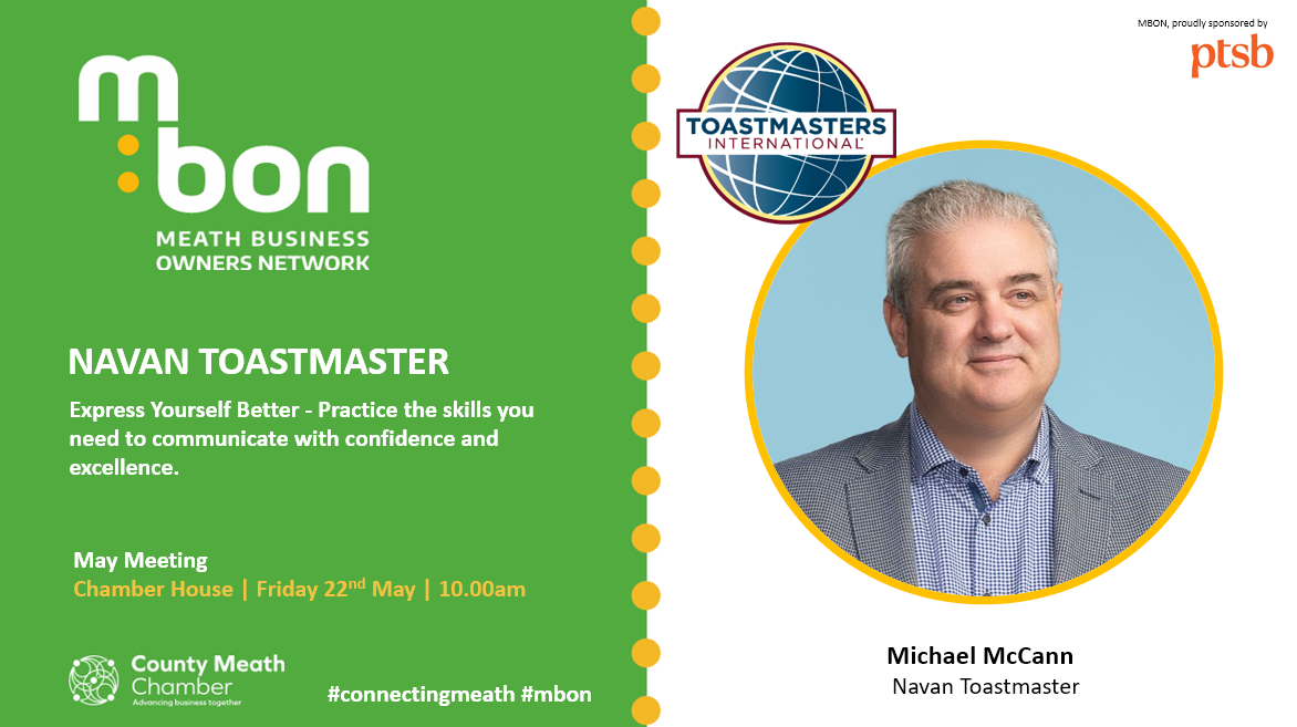 MBON - May 2026 Navan Toastmaster, Michael McCann