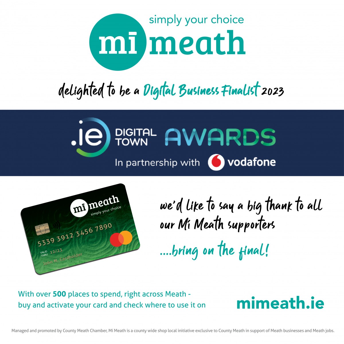 Mí Meath Shortlisted for .IE Digital Towns Award 2023