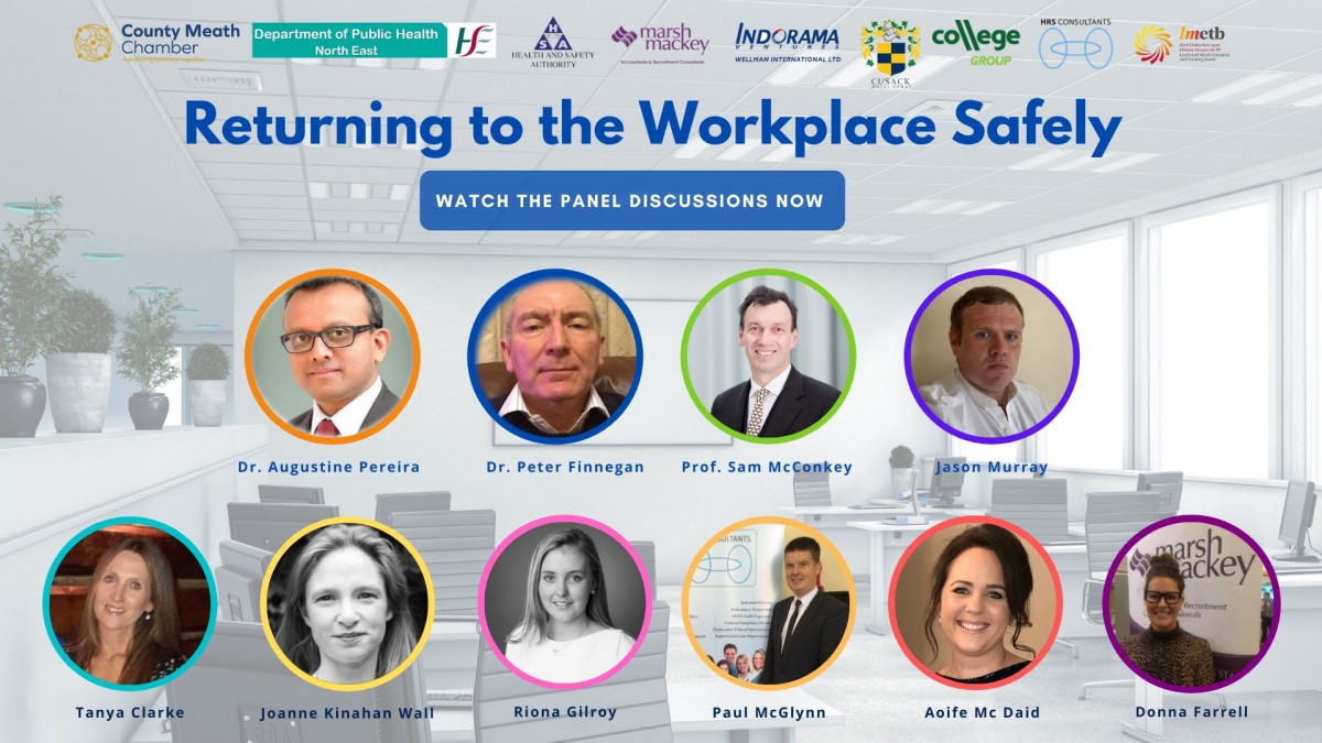 Returning to the Workplace Safely - Panel discussion with the HSE & HSA.  HR Round Table - A Business Perspective
